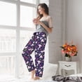 thumbnail image 5 of Pajama Pants Women, cute Axolotl corals navyblue Sweatpants Soft Sleep Lounge Pants, Casual PJ Bottoms Pants with Pockets, 5 of 7