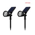 thumbnail image 1 of Lámpara de pared de jardín de seguridad con luz solar a prueba de agua con 4 LED para exteriores, luz blanca, 2 uds. Scienceny HA000907-05B, 1 of 7