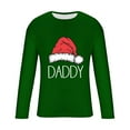 thumbnail image 5 of Blusas y camisas de manga larga y cuello redondo para hombre, informales, con estampado navideño, deportivas, de poliéster., 5 of 5
