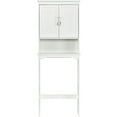 thumbnail image 6 of Topbuy Over the Toilet Storage Rack Bathroom Space Saver Cabinet W/ Double Doors, 6 of 8