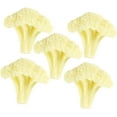 thumbnail image 1 of 5 Pcs Modèle de Chou-Fleur Simulation Nourriture Fausse Limes Simulation Légumes Chou-Flow Décoratif Mousse, 1 of 5