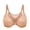 Barely Buff, variant on Cosnufy Posture Front Closure Plus Size Bras For Women Underwire Unlined