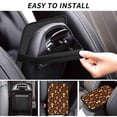 thumbnail image 6 of Bingfone Car Four-Season Universal Armrest Box Mat,Car Armrest Seat Cover Soft Leather Waterproof Armrest Cover Center Console Mat-Woodland Mushroom With Flowers And Berries, 6 of 7