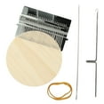 thumbnail image 4 of Lierteer 10/14/28/42Hooks Weave Tools Mending Jeans Clothes Wooden Small Loom Fun Mending Loom Speedweve Weave Tool Darning Machine Loom 28 Hooks, 4 of 9