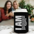 thumbnail image 5 of Positive Motivational Quotes Accessory I Am Black Proud Educated Brilliant Powerful Worthy 12-Pack Can Coolers Coolies, 5 of 8