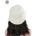 thumbnail image 4 of Luxtrada Outdoor Women Winter Bucket Hat Faux Fur Wool Warm Cloche Hats Fisherman Cap, 4 of 11