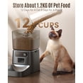 thumbnail image 4 of Comedero automático para gatos oneisall, 2,4 G, WiFi y 3,5 L para 1 a 10 comidas, 4 of 9