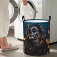 thumbnail image 4 of Laundry Basket, Black and Gold Woman Laundry Hamper Waterproof Laundry Bag Clothes Hamper Laundry Bin with Handles for Bedroom, Living Room, Kids Room, 4 of 6