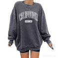 thumbnail image 1 of European-style casual sweatshirt, long-sleeved round neck pullover sweatshirt, solid color sweatshirt, 1 of 6
