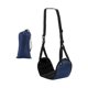 thumbnail image 5 of Reposapiés para avión, viaje, tren, accesorios de vuelo portátiles, hamaca para el talón del pie Azul oscuro, 5 of 9