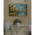 thumbnail image 6 of Outdoor TV Cover 30 to 32 Inch Weatherproof, Country Summer Waterproof TV Screen Protector for Outside Decor with Zipper and Pocket 30"L x 19"H&nbsp; , Lake Lemon Sunflower Oil Painting Gold Aqua, 6 of 7