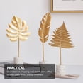 thumbnail image 4 of MERRYHAPY 2Ud De Hoja Monstera Artificial Khaki En Hierro Para Interior Y Exterior, 4 of 8