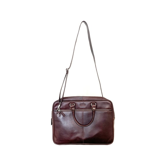 Rogue Leather Business Messenger Bag Brown (WALMESSLTHBROWN)