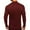 Wine, variant on Fesfesfes Long Sleeve Shirt Mens High-neck Bottoming Shirt Long-sleeved Solid Color Thickened T-shirt Sale Items
