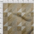 thumbnail image 3 of oneOone Cotton Poplin Twill Dark Olive Green Fabric Mix Block Pattern Quilting Supplies Print Sewing Fabric By The Yard 56 Inch Wide, 3 of 4