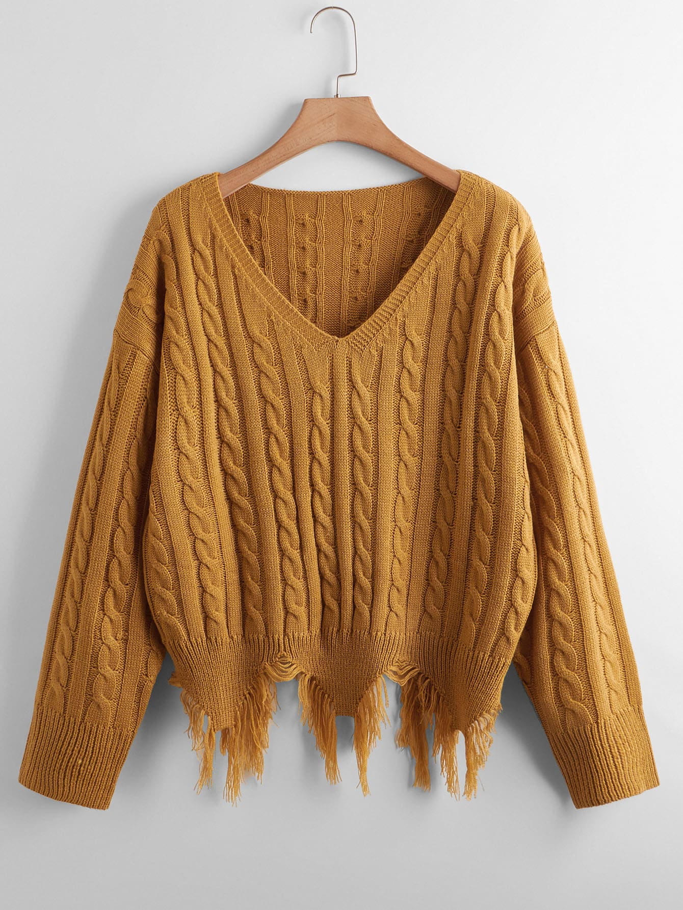 Women's Plus Size Cable Knit Drop 