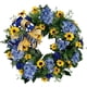 thumbnail image 2 of Puerta de entrada Guirnaldas de flores azules y amarillas Guirnaldas, 2 of 10