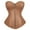 Brown, variant on Corset Cosplay Steampunk Leather Bustiers Ladies Red XL