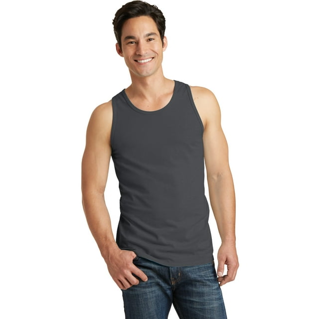 Camiseta sin mangas te?ida en prenda Beach Wash? de Port & Company?. PC099TT Puerto & Compa??a PC099TT