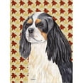thumbnail image 1 of Carolines Treasures SC9231CHF 40 x 40 In. Cavalier Spaniel Fall Leaves Portrait Flag Canvas, House Size, 1 of 4