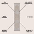 thumbnail image 4 of JONATHAN Y SANTA MONICA 2 x 8 Runner Rug, Arden Vintage Medallion - Beige/Cream, SMB300B-28, 4 of 6