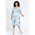 thumbnail image 5 of Spring Floral Square Neck Ruffle Hem Midi Dress | S-3X, 5 of 21