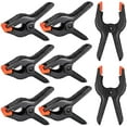 thumbnail image 1 of Backdrop Spring Clamps - 8 Pack, 4 inch Nylon Heavy Duty Clips for Background Stand, Photo Studio, Photography, Chromakey Screen, Wood Working, 1 of 5