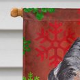 thumbnail image 3 of Carolines Treasures SC9745CHF Tick Bleu Coonhound Flocons de Neige Rouge Vacances Drapeau Toile Maison Taille, 3 of 4