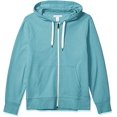 thumbnail image 2 of Men's Lightweight French Terry Full-Zip Hooded Sweatshirt, Teal Blue Heather, Large, 2 of 2
