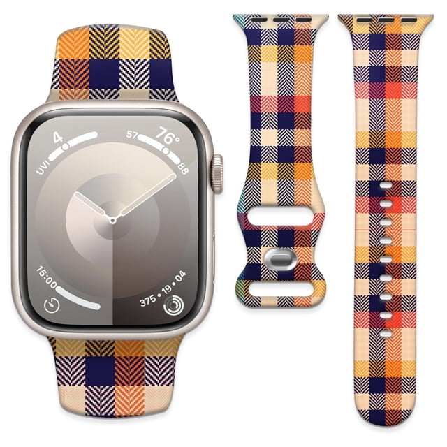 Correas De Reloj Deportivo Compatibles Con Apple Watch Band De 38 Mm, 40 Mm, 41 Mm Para Mujeres Y Hombres, Pulsera De Repuesto De Silicona Suave Ajustable Para Iwatch Series 7, 6, 5, 4, 3, 2, 1 Se (Cu