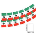 thumbnail image 3 of Tarmeek Soccer Match Bunting Flags, Mexico Theme 20-Pack, 5.5x8.2 Inch Flag Patterns for Fan Parties & Bar Decor, Flag of Mexico Flags Bunting Game Day Atmosphere, 3 of 6