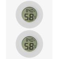 thumbnail image 1 of Mini Thermometers Hygrometers 2 Pack for Fridge Freezer Indoor Electronic Hygrometer Detector Temperature Humidity White, 1 of 5