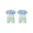 thumbnail image 2 of BemeyourBBs Newborn Baby Boys Golf Outfits Rompers Golf Embroidered Turn Down Collar Button Short Sleeve Bodysuits Jumpsuits Infant Summer Clothes, 2 of 9