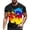 A-Red498, variant on Bibifish Mens T Shirt Short Sleeve Crew Neck Color Splash Print Tees Loose Fit Casual Artistic Novelty Daily Wear Tops