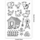 thumbnail image 2 of Sello transparente de animales de granja para scrapbooking, sello de silicona de animales de dibujos animados: cerdo, pato, oveja, caballo y vaca., 2 of 7