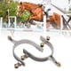 thumbnail image 4 of Espuelas De Caballo, Acero Inoxidable Exquisito 1 Par De Espuelas De Cuerda Para Montar A Caballo Para Ecuestre ANGGREK Otros, 4 of 8