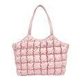 thumbnail image 1 of Bolsa De Hombro Bolso de mano para mujer, bolso de mano sólido de ocio acolchado coreano, bolso de mano para mujer (rosa) Ehuebsd Para Estrenar, 1 of 9