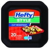 Hefty Style 10" Black Plate, 20 Ct
