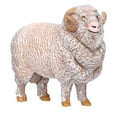 thumbnail image 3 of Sheep Statue, Plastic Sheep Figurines Small  For Holiday Gifts For Office For Home, 3 of 8