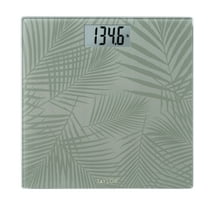 Taylor Digital Glass body Weight Scale with Palm Leaf Design, Green