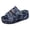 Blue, variant on Denim Platform Sandals for Women Low Wedge Slip on Slides Fashionable Leopard Print Double Buckle Strap Fringe Summer Dress Shoes White Size 9