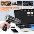 thumbnail image 6 of Portable Car Vacuum Cleaner, High Power 290000PA Suction Cordless Car Vacuum, Rechargeable Mini Handheld Car Vacuum with 2 Hypa Filter for Vehicle, Home and Office (Black), 6 of 9