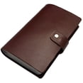 thumbnail image 1 of Leather Credit Card Holder Business ID Card Case Book Style Name Card Holder Book, 1 of 4