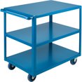 thumbnail image 1 of Kleton Heavy-Duty Shelf Cart, 24-Inch By 36-Inch Shelf Size, 36-Inch Height, 3 Lip Down Shelves, 1200 lbs Capacity, 1 of 1