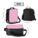 thumbnail image 2 of Disketp Cool Flamingos Bolsa Térmica Estampada para Almuerzo, Lonchera para Hombres y Mujeres Adultos, 2 of 7