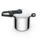 thumbnail image 1 of Olla a presión de acero inoxidable T-fal Trendy, 8.5 cuartos, inducción, mecanismo de cierre seguro, apertura fácil y segura, compatible con todas las placas de cocción, utensilios de cocina, apta par, 1 of 5