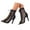 Black, variant on Open Toe Booties for Women Stiletto Heels Ballroom Dance Shoes Fashion Mesh Open Toe Women's Ankle Boots & Booties, Black, Size 9