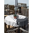 thumbnail image 2 of Outdoor Tablecloth with Umbrella Hole for Patio/Picnic/Party/Camping, Cats Showering Waterproof Table Cloth Round Cover Washable, Modern Abstract Art Funny Animals (Dia 60"), 2 of 8