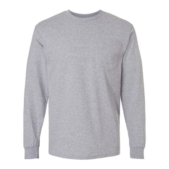 Gildan Ultra Cotton® Long Sleeve Pocket T-Shirt