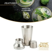Thyme & Table Stainless Steel Cocktail Shaker